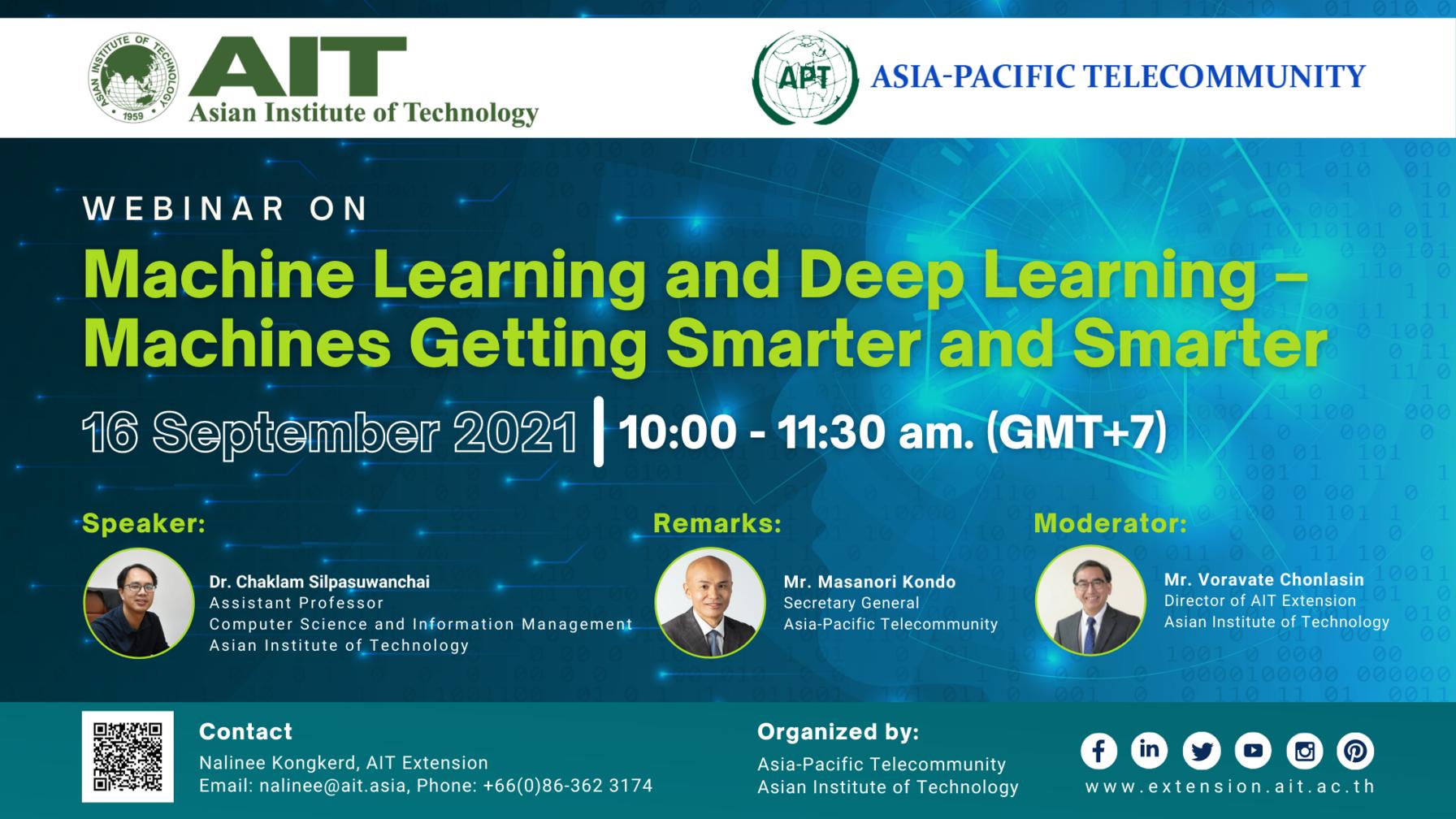 The Webinar on Machine Learning and Deep Learning – Machines Getting ...