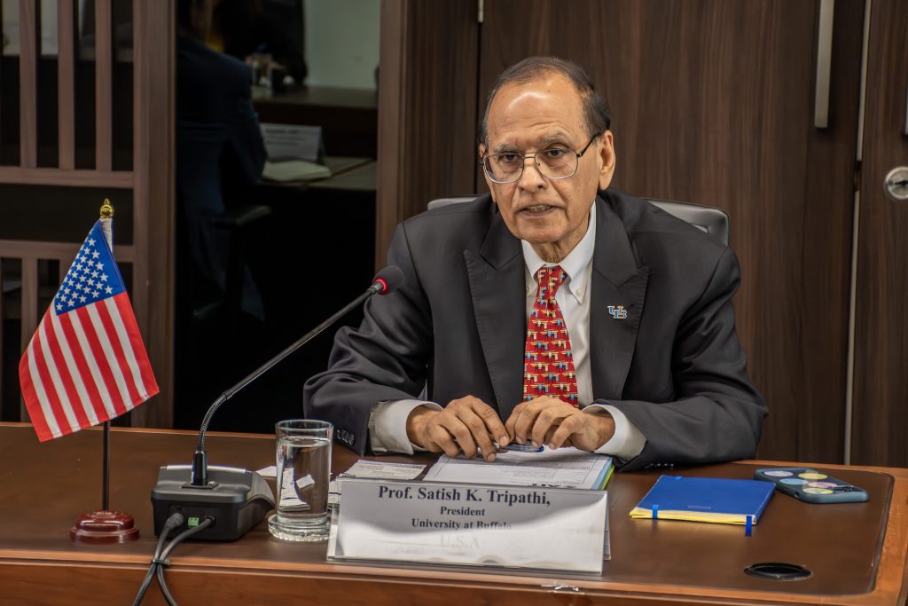 UB President Prof. Satish K. Tripathi