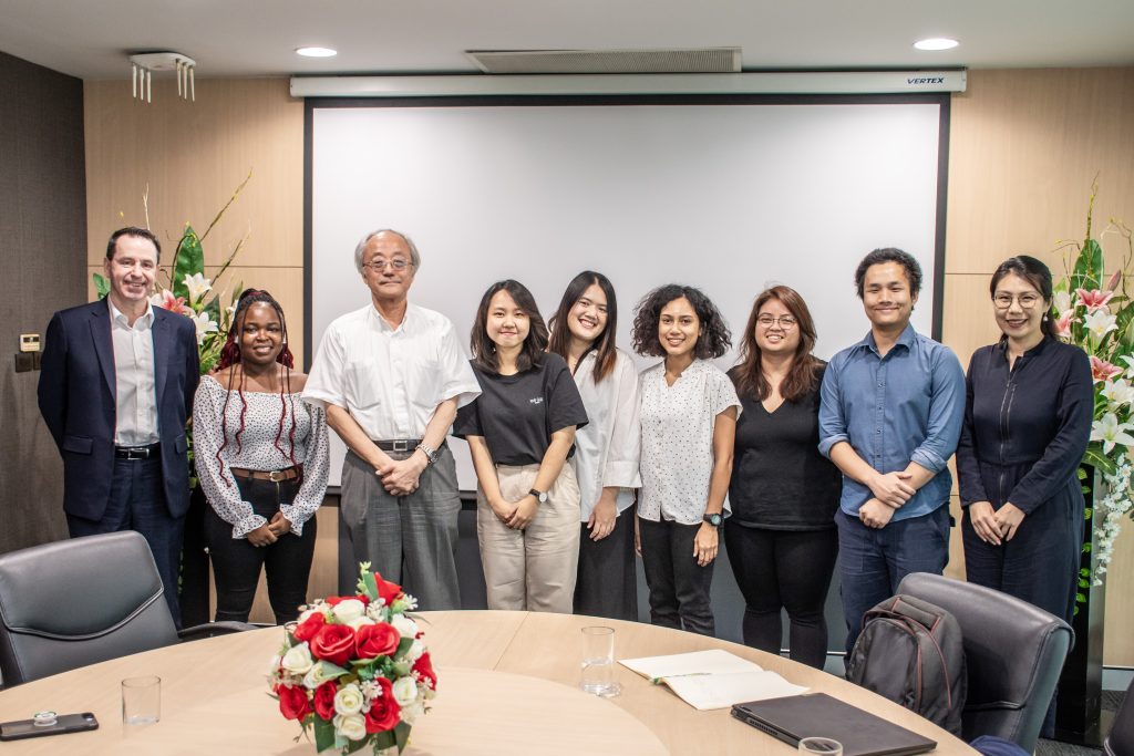 Students with AIT President 